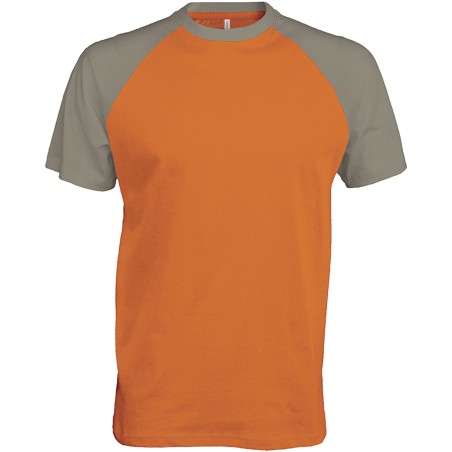 CAMISETA DE TRABAJO MANGA CORTA BICOLOR