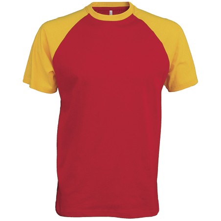 CAMISETA DE TRABAJO MANGA CORTA BICOLOR