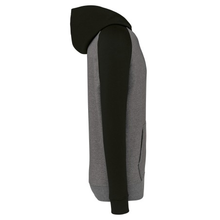 Kids\\\' two-tone hooded sweatshirt