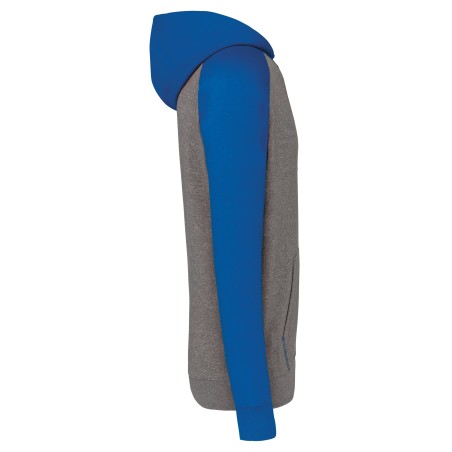 Kids\\\' two-tone hooded sweatshirt