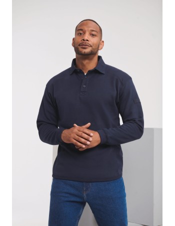 Sudadera Heavy Duty cuello de polo