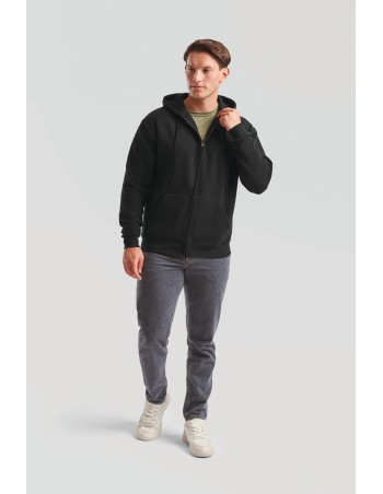 Sudadera Premium cremallera y capucha hombre (62-034-0)