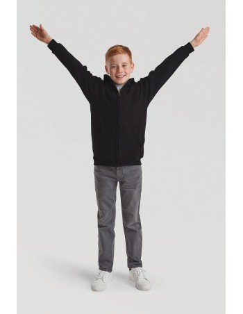Kids\\\' Classic Hooded Sweatshirt Jacket