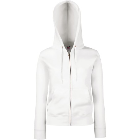 Sudadera Premium cremallera y capucha mujer (62-118-0)