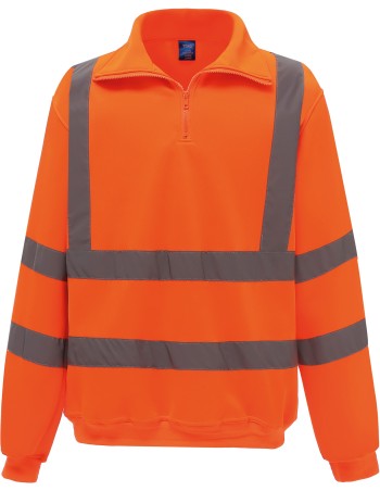 Sudadera Alta Visibilidad 1/4 cremallera 2
