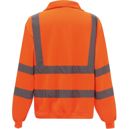 Sudadera Alta Visibilidad 1/4 cremallera
