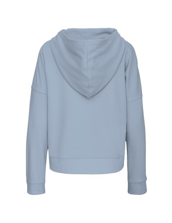 Sudadera Lounge algodón orgánico con capucha mujer 2