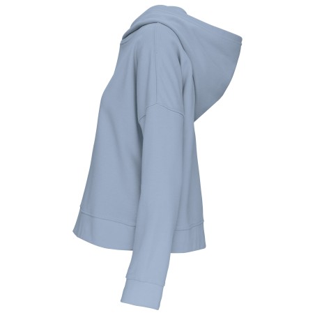 Sudadera Lounge algodón orgánico con capucha mujer