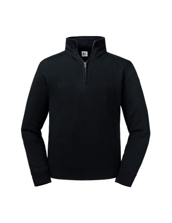 Authentic zipped neck sweatshirt 2