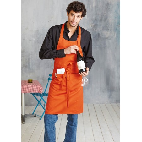 DELANTAL HOSTELERÍA CON PETO ALGODÓN