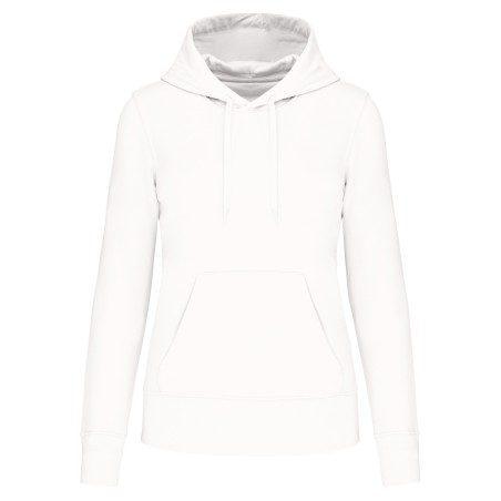 Ladies\\\' eco-friendly hooded sweatshirt