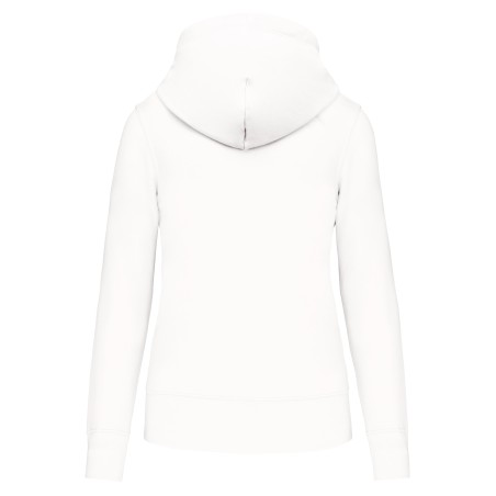 Ladies\\\' eco-friendly hooded sweatshirt