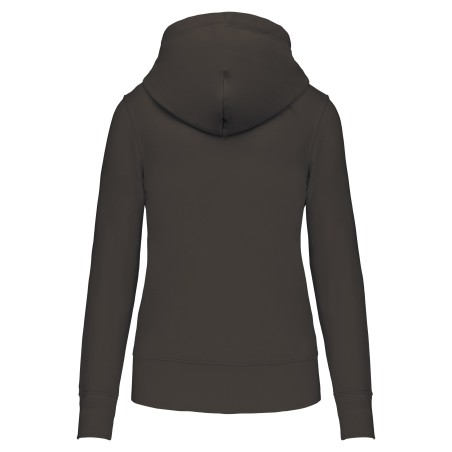 Ladies\\\' eco-friendly hooded sweatshirt