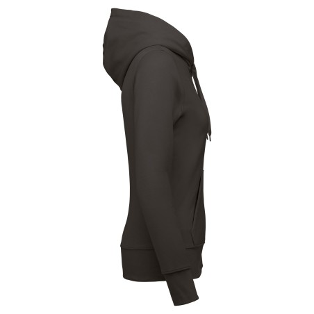 Ladies\\\' eco-friendly hooded sweatshirt