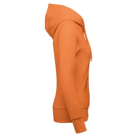Ladies\\\' eco-friendly hooded sweatshirt