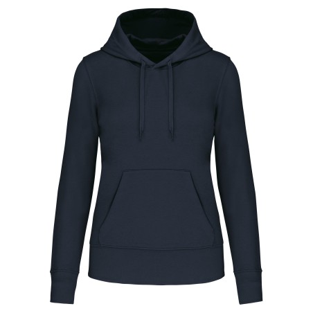 Ladies\\\' eco-friendly hooded sweatshirt