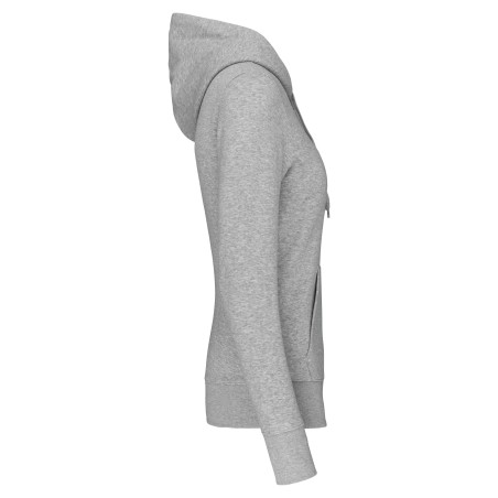 Ladies\\\' eco-friendly hooded sweatshirt