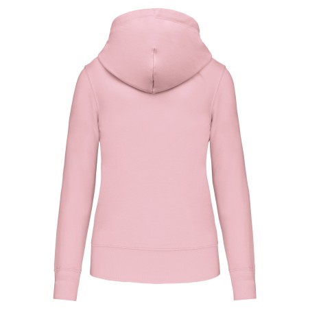 Ladies\\\' eco-friendly hooded sweatshirt