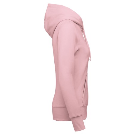 Ladies\\\' eco-friendly hooded sweatshirt