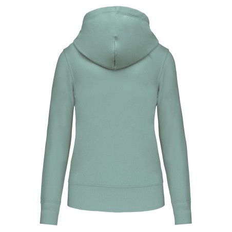 Ladies\\\' eco-friendly hooded sweatshirt