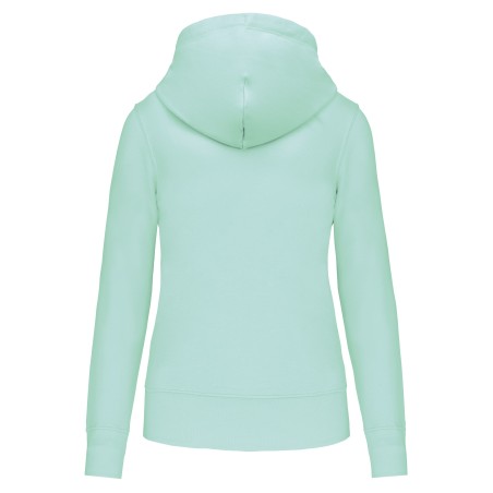 Ladies\\\' eco-friendly hooded sweatshirt