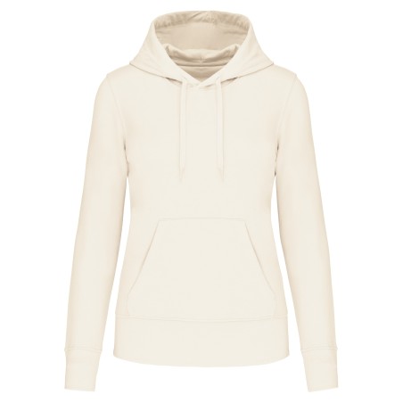 Ladies\\\' eco-friendly hooded sweatshirt