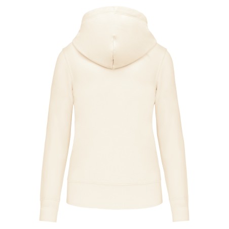 Ladies\\\' eco-friendly hooded sweatshirt