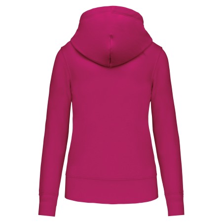 Ladies\\\' eco-friendly hooded sweatshirt