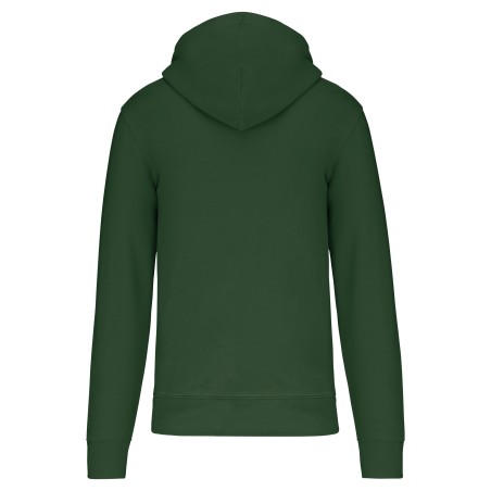 Sudadera con capucha y cremallera ecorresponsable hombre