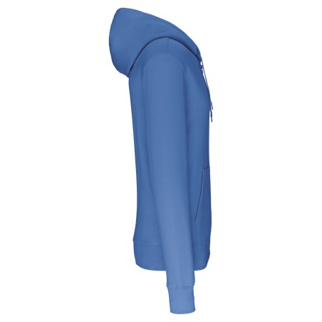 Sudadera con capucha y cremallera ecorresponsable hombre