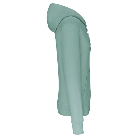 Sudadera con capucha y cremallera ecorresponsable hombre