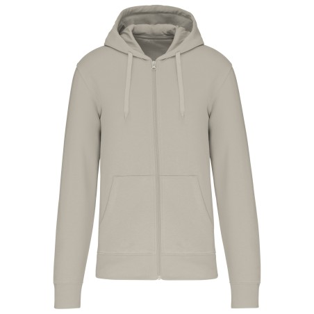 Men\\\'s eco-friendly zip-through hoodie