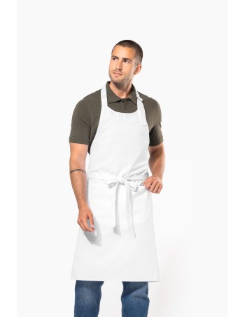 Cotton apron high-temperature washable