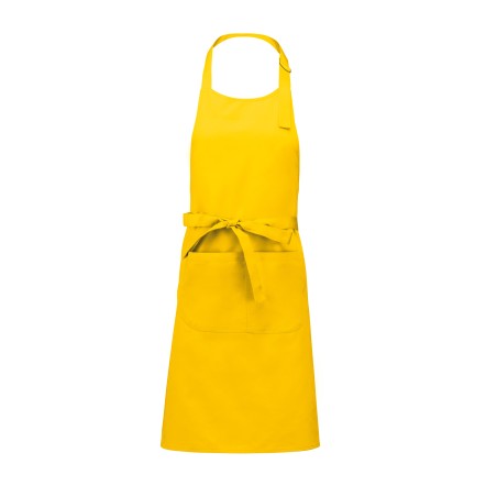 Cotton apron with pocket