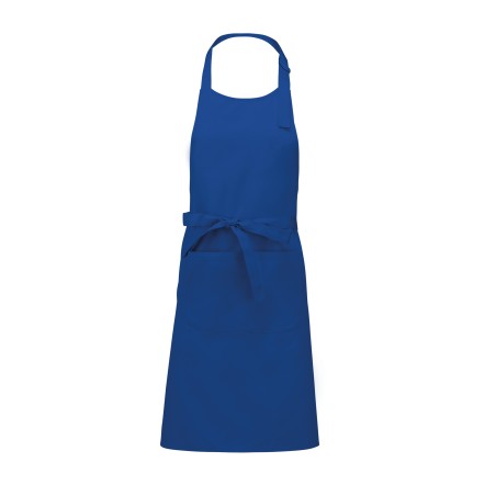 Cotton apron with pocket
