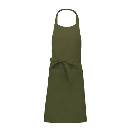 Cotton apron with pocket