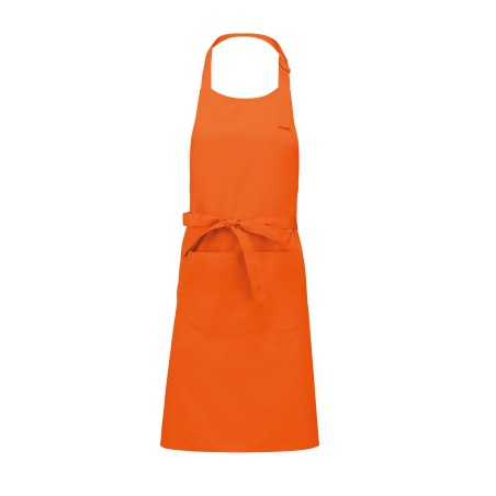 Cotton apron with pocket