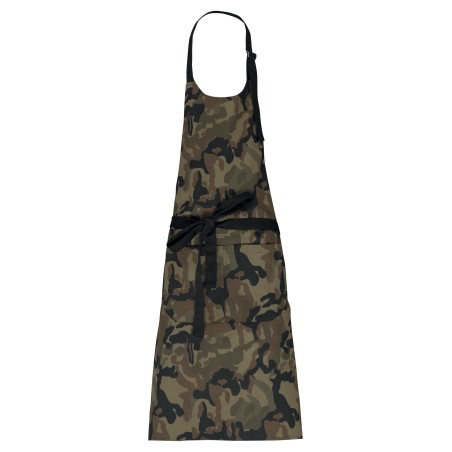 Cotton apron with pocket