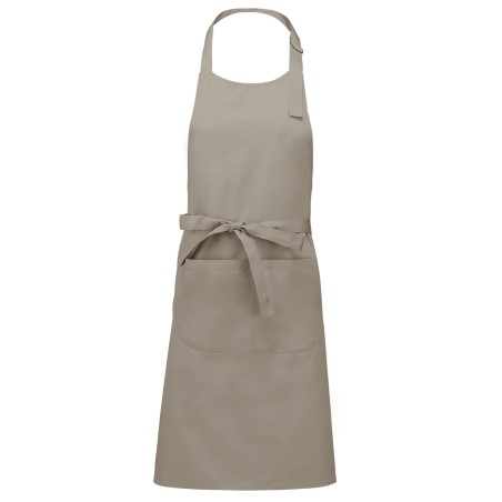 Polyester cotton apron with pocket