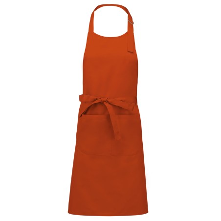 Delantal poliéster/algodón con bolsillo