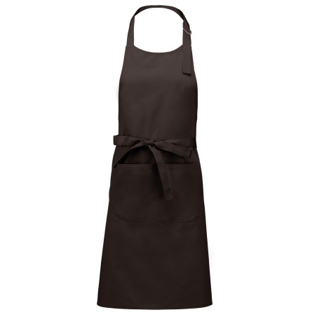 Polyester cotton apron with pocket