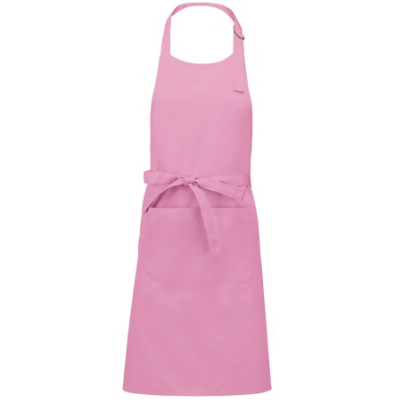 Polyester cotton apron with pocket