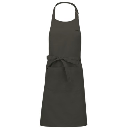 Delantal poliéster/algodón con bolsillo