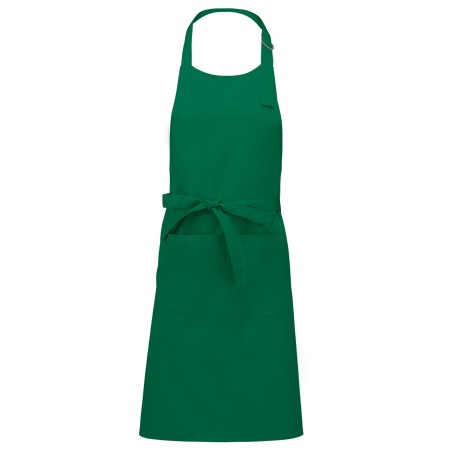 Polyester cotton apron with pocket