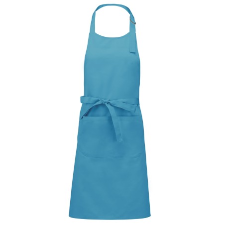 Polyester cotton apron with pocket