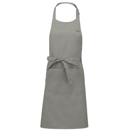 Polyester cotton apron with pocket