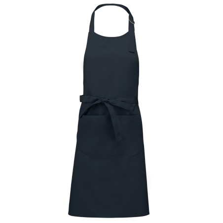Polyester cotton apron with pocket