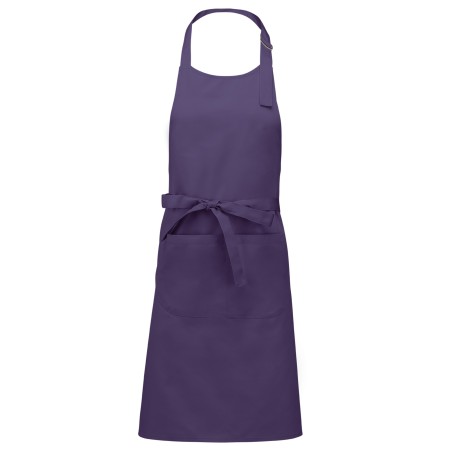 Polyester cotton apron with pocket