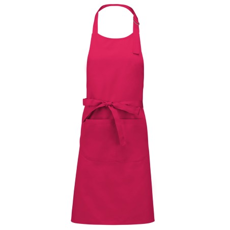 Polyester cotton apron with pocket