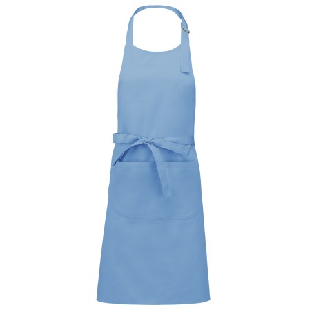 Polyester cotton apron with pocket